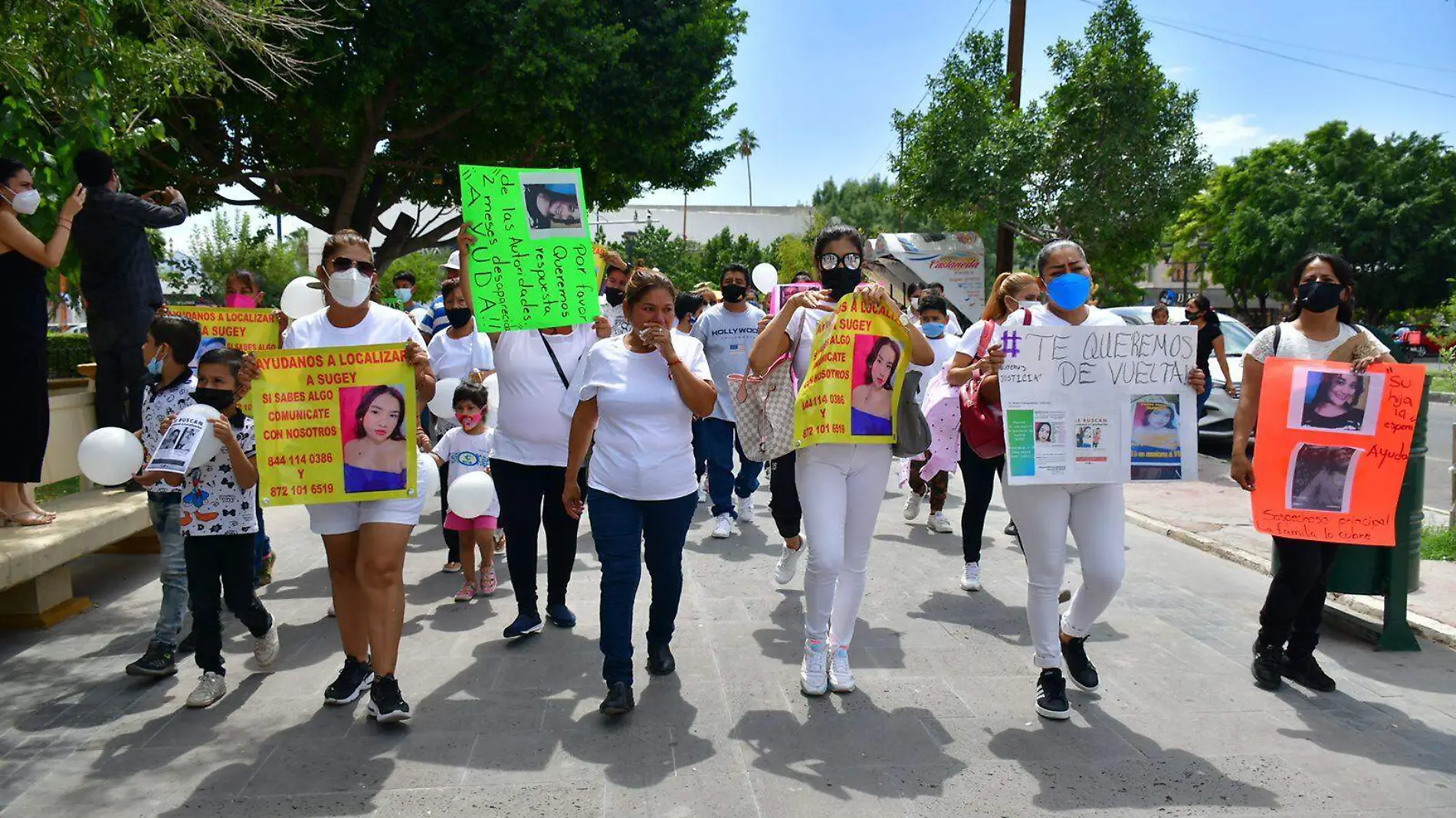 Marcha por Sugey, desaparecida